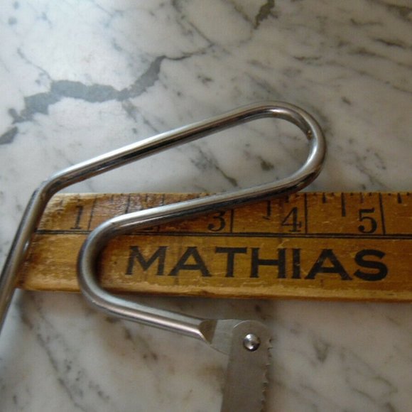 Vintage Stainless Steel Kitchen Meat / Bone Saw - Picture 3 of 8